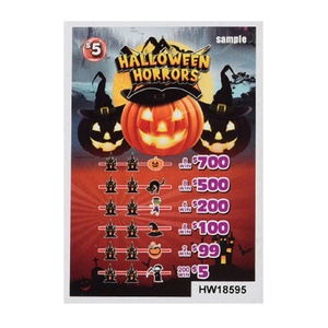 Multi Shape Pull <b>Cards</b> Printing Custom Digital Design Enhancing Your Holiday Promotions Pull Tab Tickets - Product Image 3