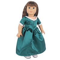 Robe de style western pour filles de 18 pouces en dacron, jouet en peluche par MSYO