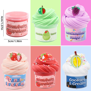Arcilla Elástica Súper Suave Antiadherente, Slime de Mantequilla, Juego de Bricolaje Educativo, Huevos de Maquillaje Inspirados en Candy Cloud Mud, Cajas Empaquetadas - Product Image 2