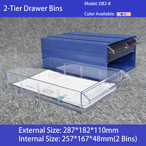 Armoire de rangement de bureau en <span class=keywords><strong>plastique</strong></span> épais moulé par injection, de forme polygonale, avec <span class=keywords><strong>12</strong></span> <span class=keywords><strong>tiroirs</strong></span> empilables, organisateur de vis et d'outils - Product Image 4