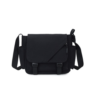 OEM Men's Waterproof <b>Canvas</b> Messenger Crossbody Shoulder Sling <b>Bag</b> with Zipper Closure <b>Large</b> Size for Daily Travel - Product Image 2