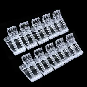 Hot Sale Nail Gel Assistant Manicure Nail Tool Crystal Clear Nail Tips Clip