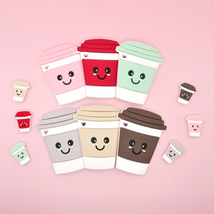 Cuentas de silicona para tazas de café, para hacer pulseras, mordedor para bebés a partir de 3 meses - Product Image 3