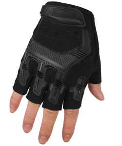 Guantes Tácticos DF de Microfibra de Medio Dedo para Deportes al Aire Libre, Camping, Tiro, Senderismo, Guantes de Motocicleta con Nudillos Duros de Goma - Product Image 6