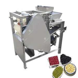 Factory price green pea groundnut almond peanuts red skin peeling machine with wet type