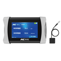 Compteur d'irradiation solaire professionnel en aluminium pour le test des panneaux photovoltaïques avec capteur à cellule de silicium et plage spectrale de 190-20 µm