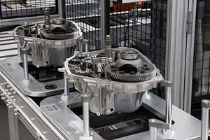 Lini produksi perakitan mesin kendaraan energi baru kustom dengan meja kerja Manual - Product Image 6