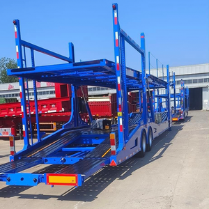 Remolques bajos de la cama del semi camión Lowbed de 3 ejes 50 toneladas para los equipos resistentes en venta - Product Image 6