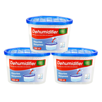 Déshumidificateurs absorbants d'humidité jetables pour placard, salle de bain, sous-sol, chambre à coucher, boîtes avec charbon actif