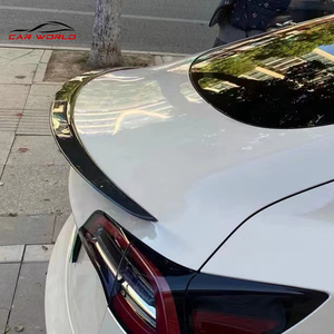 Rear Spoiler for Tesla <strong>Model</strong> <strong>3</strong> 2020 2021 2022 Real Carbon Fiber <strong>Diffuser</strong> Decoration Fixed Tail Wing Back Trunk Auto Part - Product Image 5