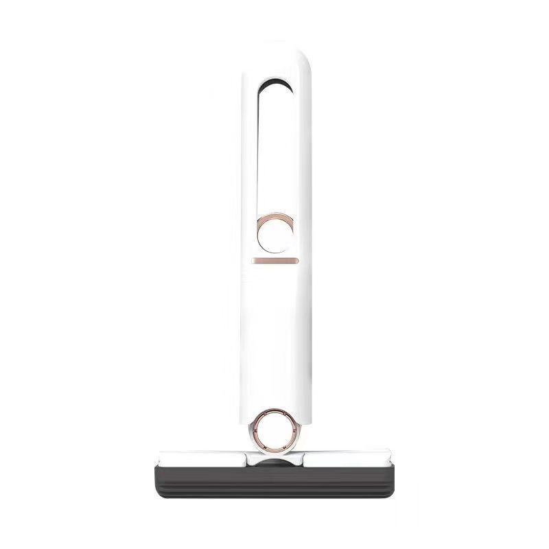 2023 hot sale high quality white plastic desktop mini portable self-squeeze mop hand free