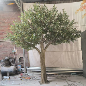Arbre Bonsaï d'Olivier Artificiel de 3m de Haut Fait à la Main Décor d'Intérieur Faux Arbre de Noël UV Arrangement <span class=keywords><strong>Extérieur</strong></span> Saisonnier - Product Image 2