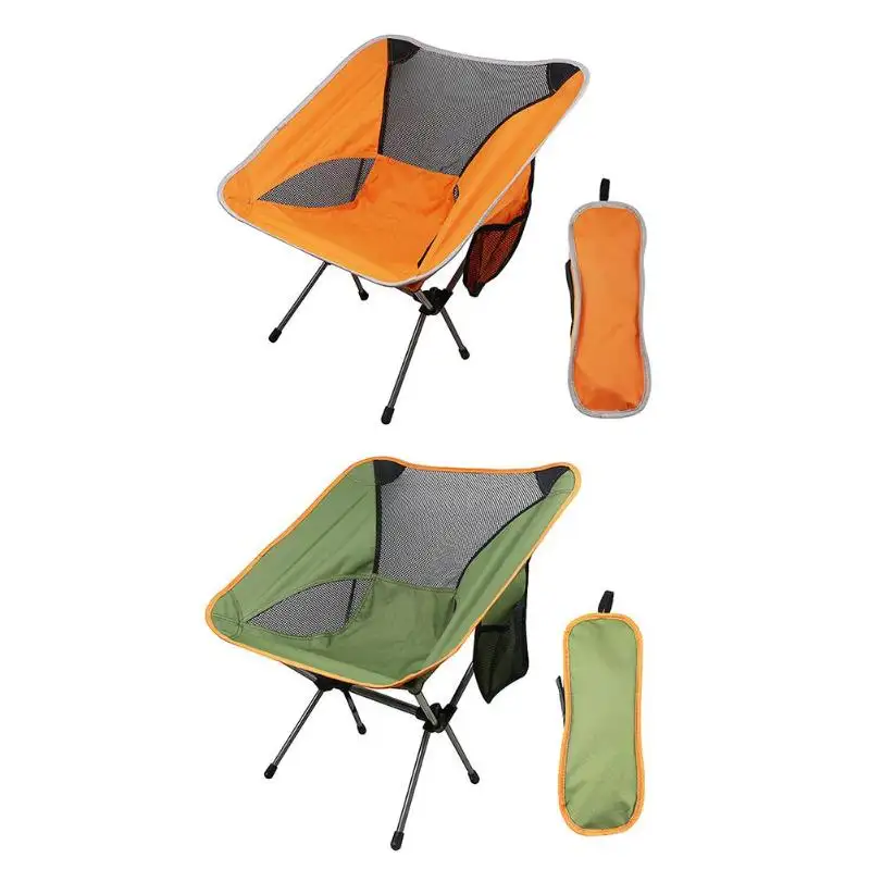 Customized high quality outdoor backpack metal lazy camping chairs folding