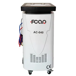 FCAR AC-040 car A/C service station recover recycle evacuate charge CE PTB certified automatic cleaning function