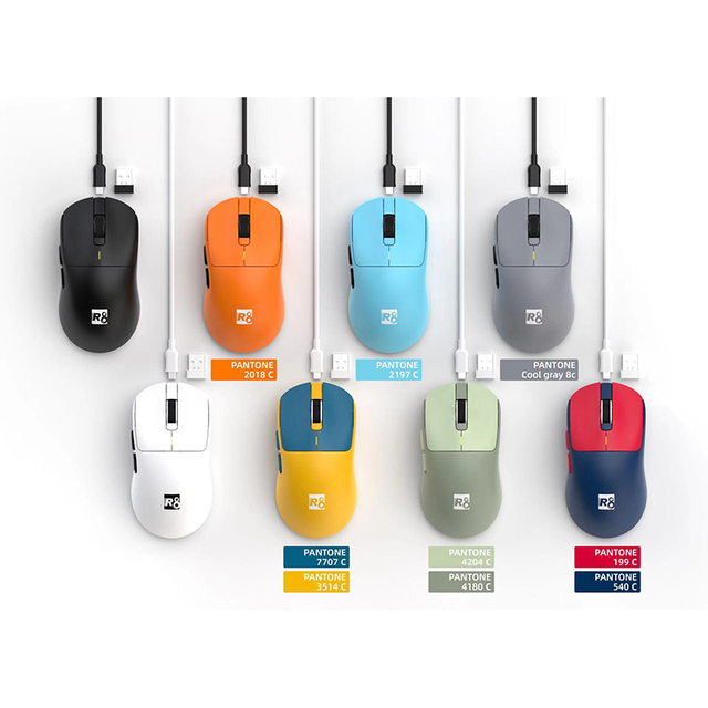 R8 New Arrival Rechargeable 2.4G Wireless Adjustable High DPI Mouse 60Gram Lightweight Mouse for Desktop Laptop