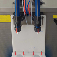 Machine de remplissage de liquides corrosifs à double tête à piston LT-NFSY2 pour nettoyant WC Harpic en bouteille