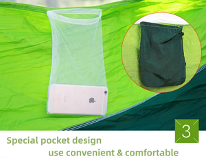 <span class=keywords><strong>Hamaca</strong></span> Polar OEM para 1 persona, <span class=keywords><strong>de</strong></span> liberación rápida, portátil, ligera, para camping, con mosquitera. - Product Image 5
