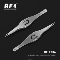 Pince à épiler électronique de précision RF4 TZ06 pour réparation de carte mère de téléphone portable, fil de pontage BGA, outil antidérapant pour une opération précise