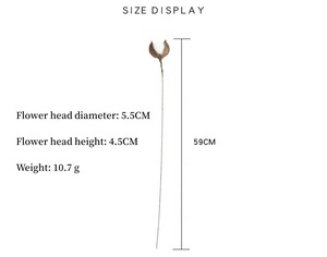 KEWEI 679 Hot Selling Artificial Dried <strong>Cotton</strong> Shell Flower Natural Dried <strong>Cotton</strong> Flower For Home Decoration - Product Image 2