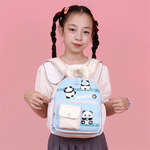 New Style Kindergarten Simple Elegant Oxford Waterproof Cartoon School <strong>Bag</strong> Children Lightweight Burden-Reducing Casual Snack Toy - Product Image 4