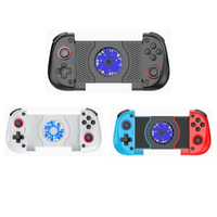 Manette de jeu extensible sans fil avec ventilateur de refroidissement et moteur de vibration pour Nintendo Switch Android IOS PC X3