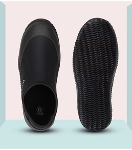 Bottes de plongée en néoprène 3mm, chaussures de plongée antidérapantes à semelle en caoutchouc pour la plongée en apnée, la voile et les Sports nautiques - Product Image 2
