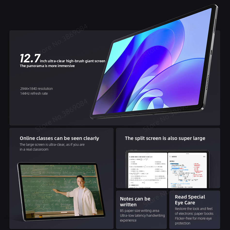 Lenovo Xiaoxin Pad Pro Tablet - Snapdragon 870, 12.7