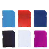 Adaptateur de carte TF vers SD en gros avec logo OEM, en ABS, personnalisé pour appareil photo et ordinateur portable