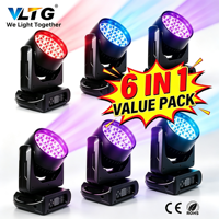1 pièce 19x15W DMX 19*15 RGBW 4-en-1 Zoom Wash LED Moving Head Light avec Flight Case