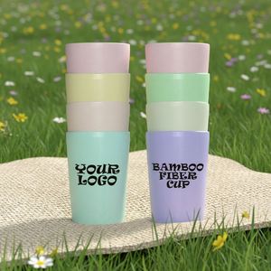 Mug de voyage en fibre de bambou écologique de 12 oz, compatible micro-ondes, réutilisable, sans BPA, idéal pour les cadeaux d'affaires et l'utilisation en extérieur - Product Image 1