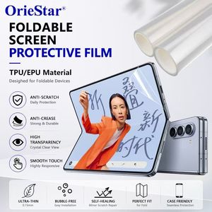 Protector de Pantalla Plegable EPU, Material Flexible Antiarrugas, Tacto Suave, Alta Claridad, Protección para Teléfono - Product Image 1