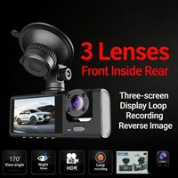 Cámara de Coche GPS 4G Portátil con Doble Lente, Grabador de Video con Ángulo Amplio de 150-180°, Pantalla IPS, WiFi, SIM, DVR en la Nube