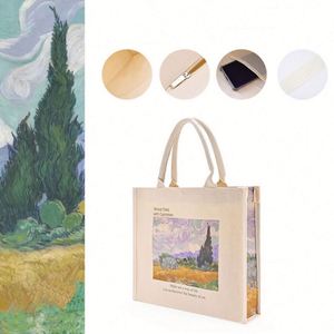 Bolsa de Compras de Lona de Algodón Blanco Reciclado Ecológico con Motivos Festivos para el Día de San Valentín - Product Image 4