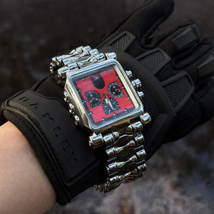 Orologio al Quarzo Vintage Quadrato Semplice Cronografo Elegante Moda Catena Orologio al Quarzo da <span class=keywords><strong>Uomo</strong></span> - Product Image 6