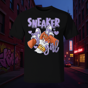 Camiseta a juego con diseño de zapatillas deportivas, estilo retro, ropa de moda para mujer - Product Image 3