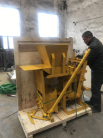 Machine à fabriquer des blocs de terre compressée / argile / briques réfractaires pour le marché ghanéen JZ-1