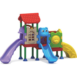 Bé Nhựa Playhouses Trẻ Em Trượt <span class=keywords><strong>Toddler</strong></span> Chơi Ngoài Trời Mặt Đất Nhà Trẻ Em Sân Chơi Ngoài Trời Thiết Bị Bộ Cho Mẫu Giáo - Product Image 1