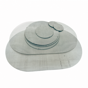 再利用可能なフィルターディスクステンレス鋼ワイヤメッシュと円形/正方形の穴の形のカスタマイズされた切断と処理 - Product Image 1