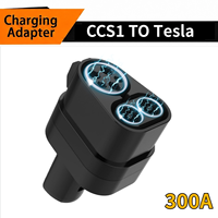Adaptateur 300A CCS1 vers Tesla, convertisseur de charge rapide DC, portable, durable, PA66, IP55, certifié CE, convertisseur de charge J1772 vers Tesla