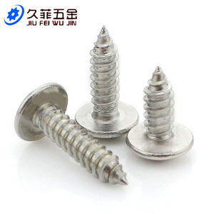 Vis autotaraudeuses à tête plate large en acier inoxydable Jiu Fei Wu Jin M3.5 M3.9 M4.2 M4.8 à tête Phillips pour usage métallique - Product Image 2