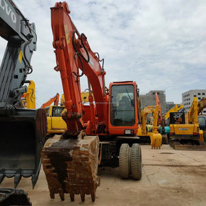 Máquina en stock Excavadora de ruedas Doosan DH150 DH210W, excavadora de ruedas Doosan en excelente estado, mantenimiento de uso de la marca Doosan, DH150, de uso de la venta al por mayor - Product Image 6