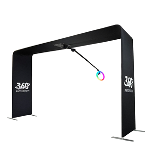 Photobooth 360° Portable Aérien avec Télécommande Ciel, Rotation Automatique de la Structure Supérieure, Compatible iPad pour <span class=keywords><strong>Selfie</strong></span> Spinner - Product Image 3