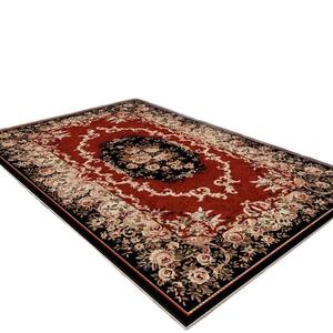 พรมลายดอกไม้สไตล์วินเทจยุโรป รูปทรงสี่เหลี่ยมผืนผ้า ผลิตจากเส้นใยโพลีเอสเตอร์ กันลื่น เหมาะสำหรับห้องนั่งเล่นและห้องนอน รุ่น H-277-7 - Product Image 5