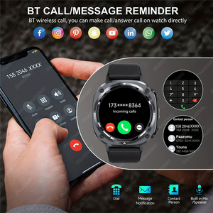 Nouvelle montre connectée Watch 7 Ultra, étanche IP68, appels Bluetooth, fréquence cardiaque, lampe torche LED, montre connectée d'extérieur pour Android iOS - Product Image 2