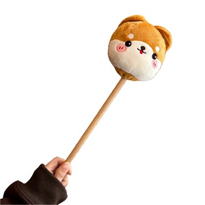Martillo de masaje creativo y adorable para mascotas, martillo de golpeteo con cabeza de peluche en forma de manzana, martillo pequeño para masaje manual en cuello, hombros, meridianos, piernas - Product Image 5