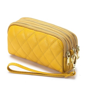 Cartera de Mano Boshiho para Mujer, Cartera de Cuero Genuino, Bolsa para Teléfono Celular, Cartera de Mano de Cuero con Correa para la Muñeca - Product Image 5