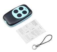 Contrôle automatique de porte 433,92 MHz Code d'apprentissage Duplicateur Plastique D4 Télécommande de clonage avec portée de 100 m 4 boutons Certifié CE