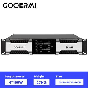 Amplificateur de puissance professionnel Gooermi <span class=keywords><strong>4</strong></span> <span class=keywords><strong>canaux</strong></span> <span class=keywords><strong>1000W</strong></span> 2U à montage en rack, amplificateur audio de classe D pour spectacles sur scène, sonorisation en direct, DJ, enceintes de club - Product Image 2