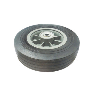 Ruedas de Poliuretano Gris con Rodamientos de Bolas, Tipo Plano, Resistentes al Desgaste, con Banda de Rodadura Firme - Product Image 2