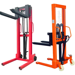 <span class=keywords><strong>500kg</strong></span>フォークリフトManul Transpallet 3t容量1.6mリフト高さ油圧手動パレットスタッカー - Product Image 5